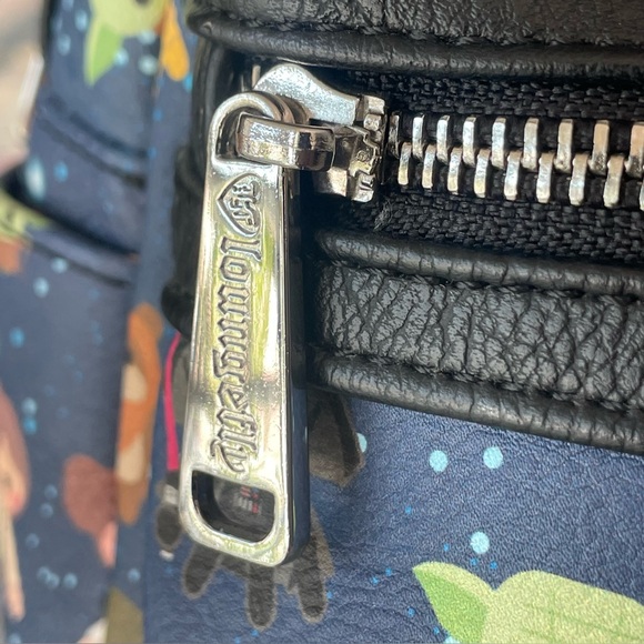 Loungefly Disney Parks Star Wars Chibi Mini Backpack Purse Bag Faux Leather - Picture 10 of 12